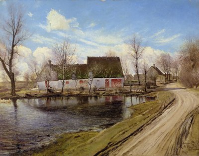 Bauernhäuser in Baldersbronde von Laurits Andersen Ring