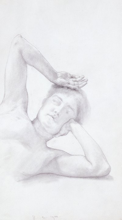 Weiblicher Kopf und Torso, 1900 von Lawrence Alma Tadema