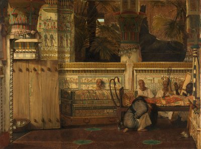 Die ägyptische Witwe von Lawrence Alma Tadema