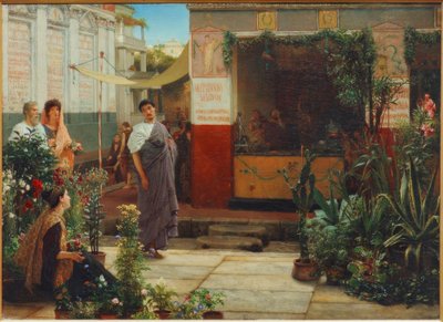 Der Blumenmarkt von Lawrence Alma Tadema