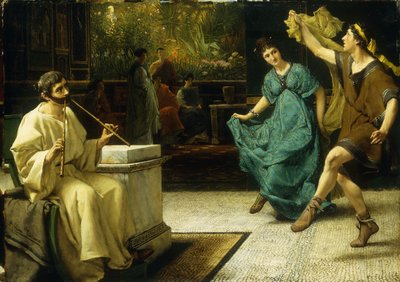 Ein Eingang zum römischen Theater von Lawrence Alma Tadema