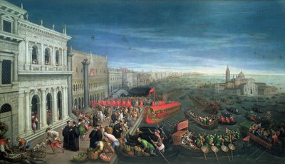 Riva degli Schiavoni, Venedig von Leandro da Ponte Bassano
