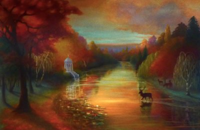 Herbstidylle von Lee Campbell