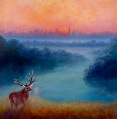 Früher Morgen, Richmond Park, 2023 von Lee Campbell