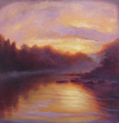 Goldenes Licht, 2023 von Lee Campbell