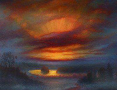 Richmond Sonnenuntergang, 2020 von Lee Campbell