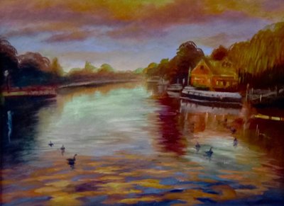 Twickenham Sonnenuntergang von Lee Campbell
