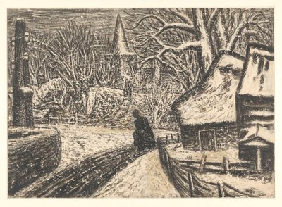Winter in Blaricum von Leo Gestel