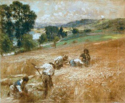 Kirchenglocken in Primelle von Leon Augustin Lhermitte