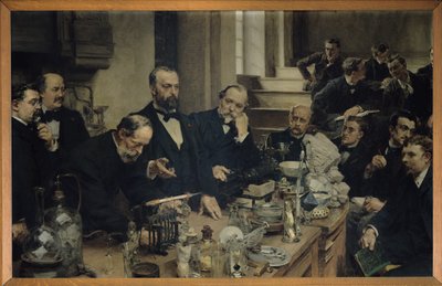 Henri Sainte-Claire Deville (1818-81) beim Vortragen, 1890 von Leon Augustin Lhermitte