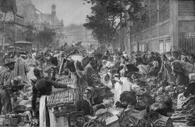 Les Halles, 1895 von Leon Augustin Lhermitte