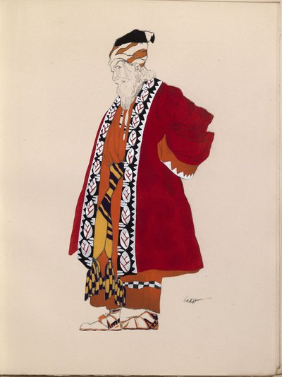 Kostümentwurf von Leon Bakst