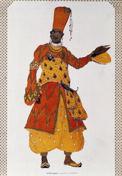 Eunuch, Kostüm für das Ballett Scheherazade von Leon Bakst