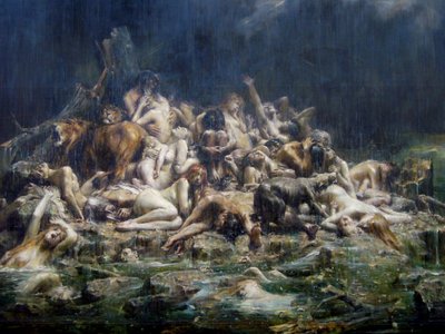 Die Sintflut von Leon Francois Comerre
