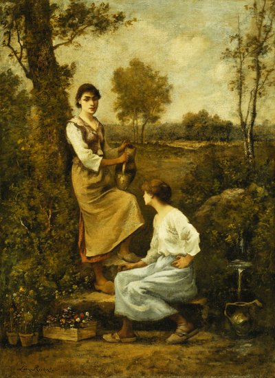 Am Brunnen von Leon Richet