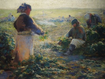 Rüben graben I von Leon Wyczółkowski