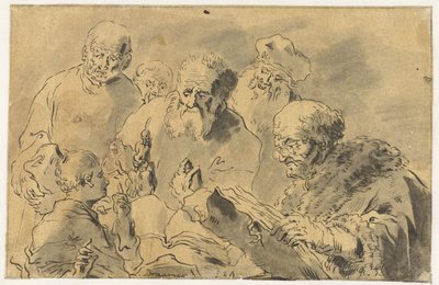 Christus und die Schriftgelehrten von Leonaert Bramer
