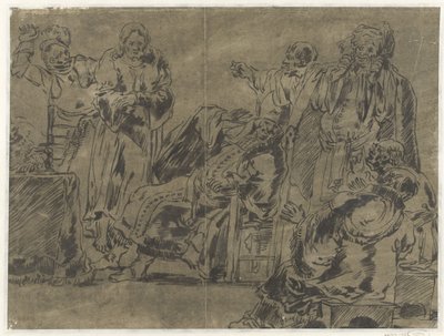 Christus vor dem Hohepriester von Leonaert Bramer