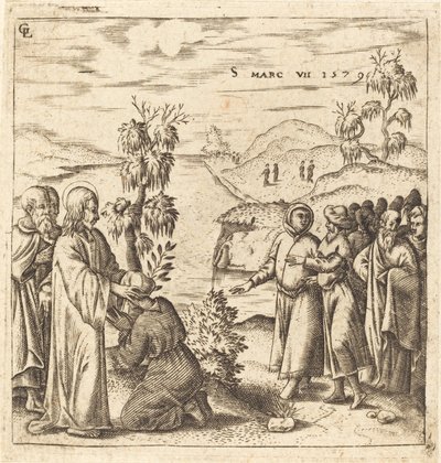 Christus heilt einen Tauben von Leonard Gaultier