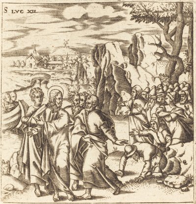 Christus lehrt die Menge von Leonard Gaultier