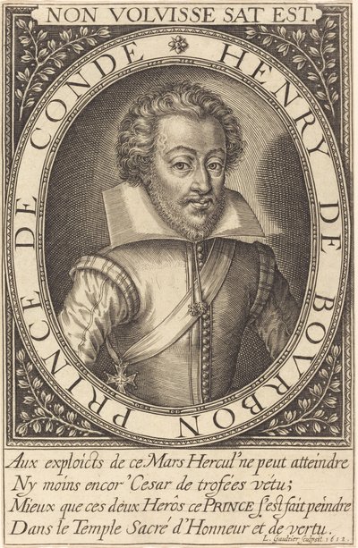 Henry de Bourbon, Prinz von Condé von Leonard Gaultier