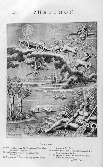 Der Sturz des Phaeton, 1615 von Leonard Gaultier