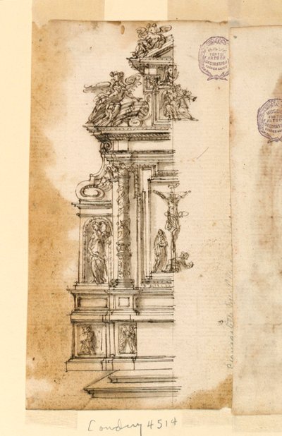 Entwurf für einen Altar von Leonardo Scaglia