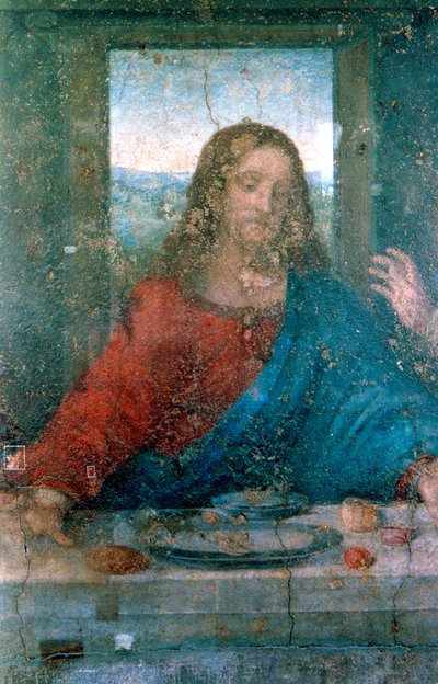 Das letzte Abendmahl (Detail), 1495-1498 von Leonardo da Vinci