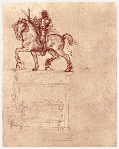 Trivulzio-Denkmal, ca. 1511 von Leonardo da Vinci
