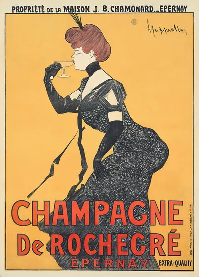 Champagne De Rochegré von Leonetto Cappiello