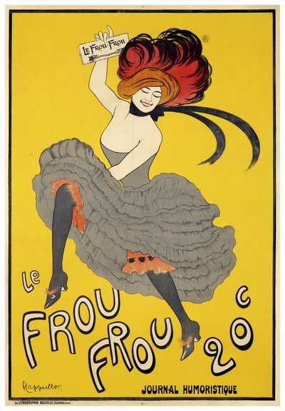 Le Frou-Frou (1899) Erstausgabe von Leonetto Cappiello