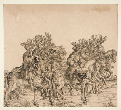 Kaiserliche Trompeter von Leonhard Beck