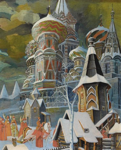 Die Basilius-Kathedrale von Leonid Mikhaylovich Brailovsky