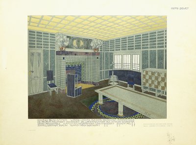 Esszimmer, Wien, ca. 1901 von Leopold Bauer