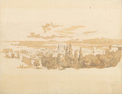 Blick auf Frascati von Leopold Kerpel