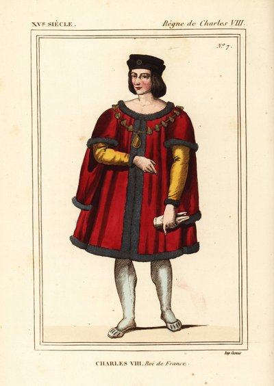 König Karl VIII. von Frankreich, der Freundliche von Leopold Massard