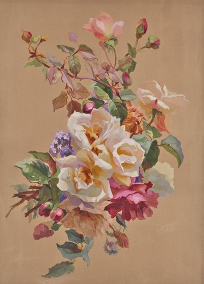 Rosen und Vergissmeinnicht von Leopold von Stoll