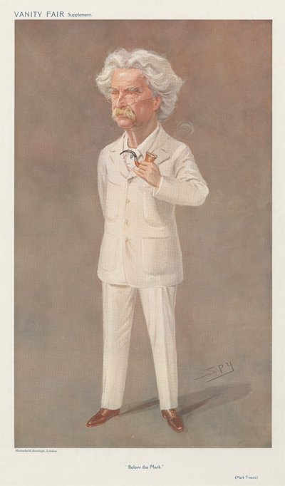 Unter dem Mark, Mark Twain von Leslie Matthew Spy Ward