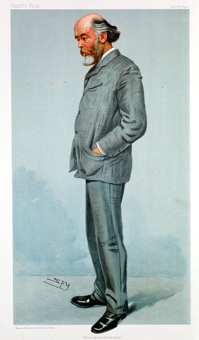 Oliver Lodge, britischer Physiker, 1904 von Leslie Matthew Ward