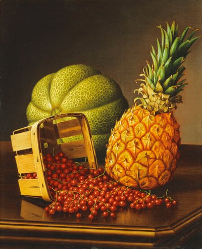 Stillleben mit Früchten auf dem Tisch von Levi Wells Prentice