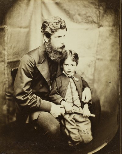 Rev. James Langton Clark und Sohn Charles von Lewis Carroll