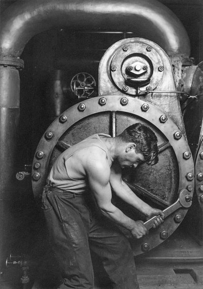 Kraftwerkmechaniker von Lewis Wickes Hine