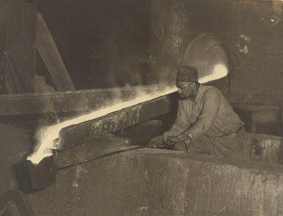 Gießerhelfer, Baldwin Lokomotivwerk von Lewis W. Hine