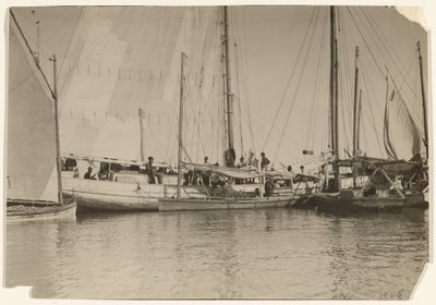Austerboote, Mobile Bay, Alabama von Lewis W. Hine