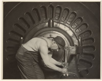 Kraftwerkmechaniker von Lewis W. Hine