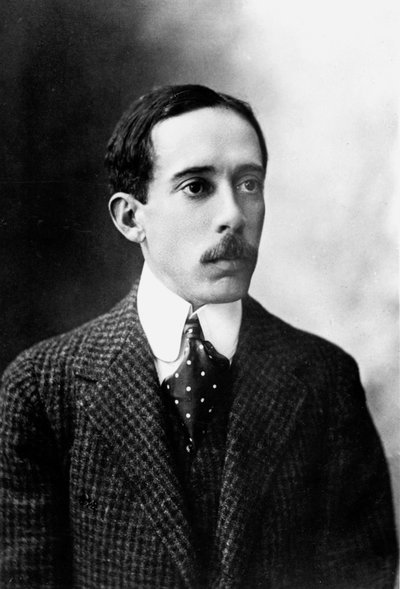 Alberto Santos-Dumont, brasilianischer Flugpionier, ca. 1900-1910 von Unbekannt Unbekannt