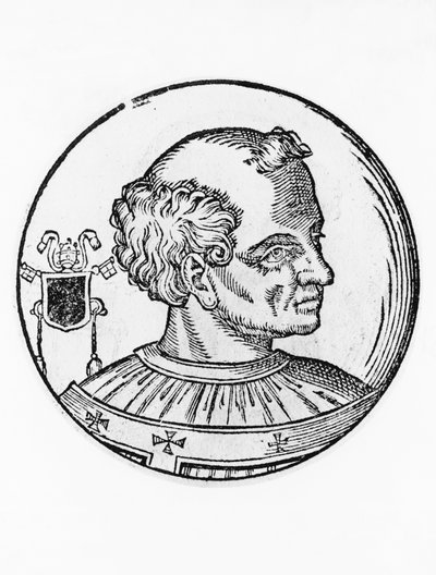 Porträt von Agapetus II. (gestorben 955) von Unbekannt Unbekannt