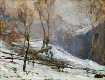 Schnee (Impression) von Lidio Ajmone
