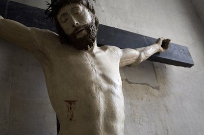 Christus am Kreuz (Detail) von Ligier Richier