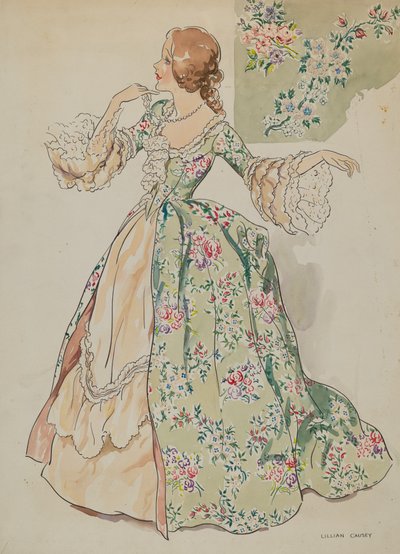 Damenkostüm, ca. 1936 von Lillian Causey